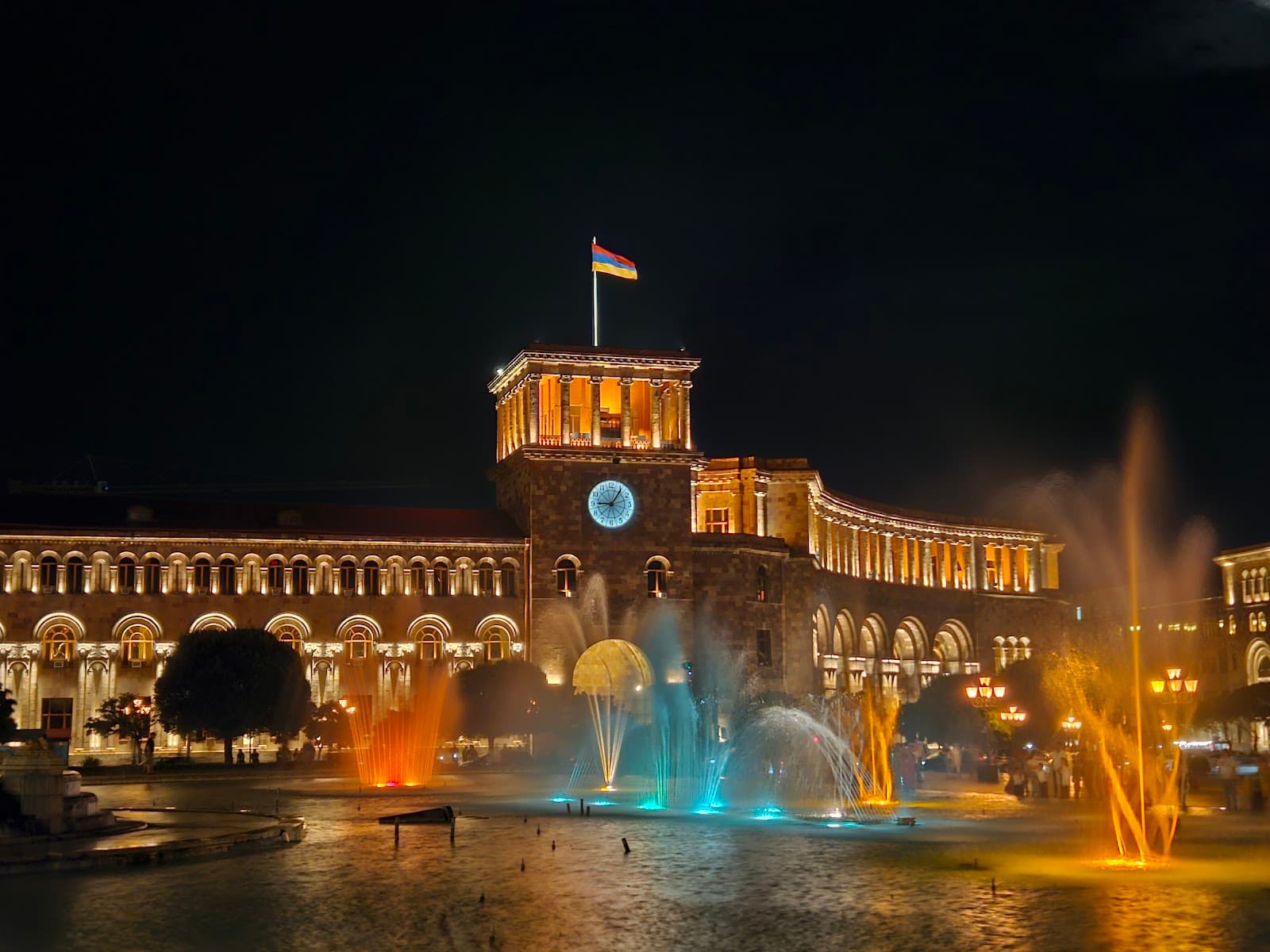 The Dancing Fountains at Republic Square